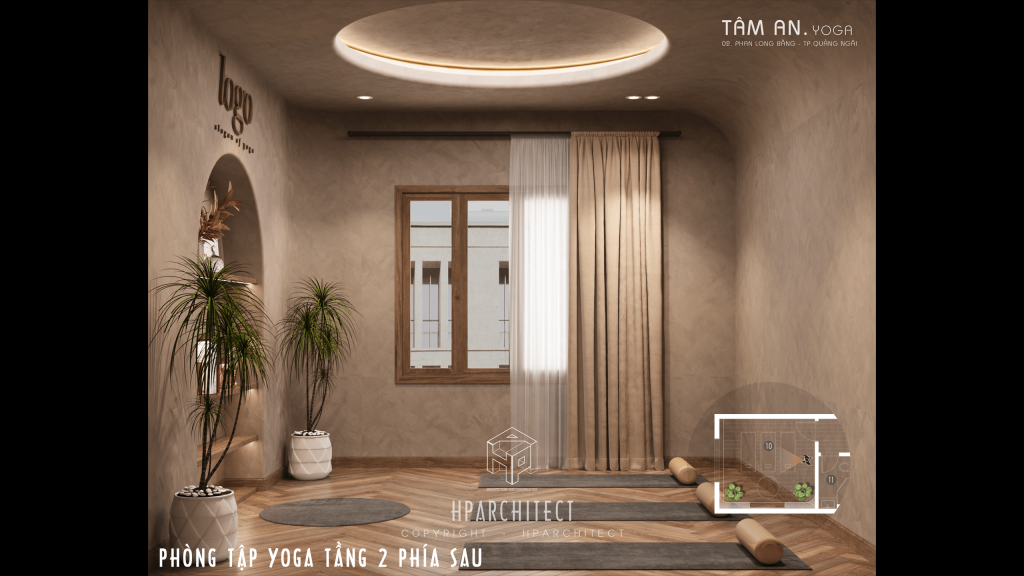 Rèm lưới nhẹ tạo sự riêng tư nhưng không gây bí bách