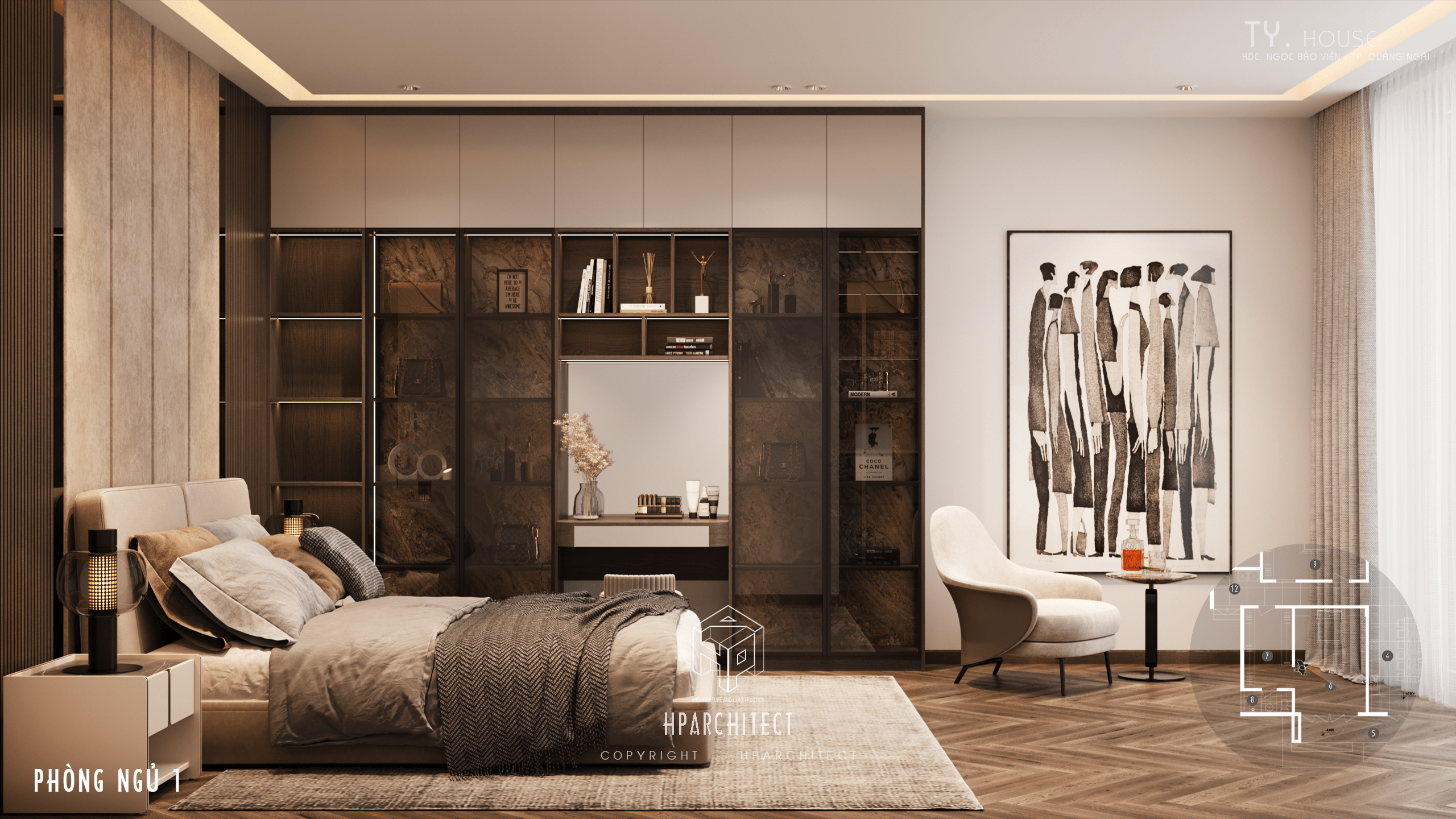 3 mẫu Decor phòng ngủ tại Quảng Ngãi