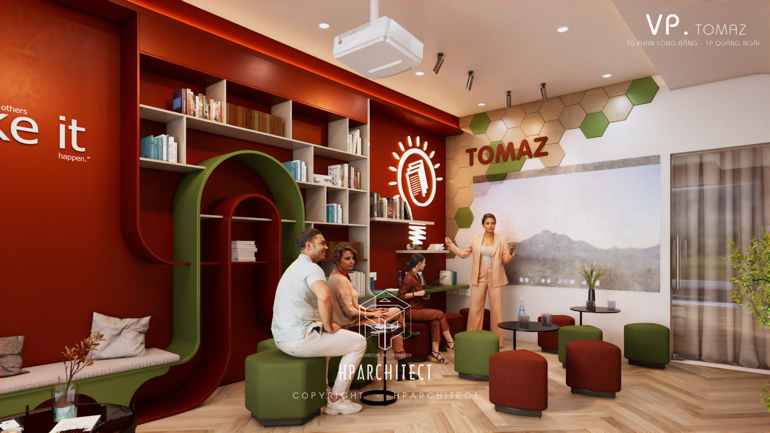 Văn phòng Tomaz không gian làm việc hiện đại linh hoạt và sáng tạo