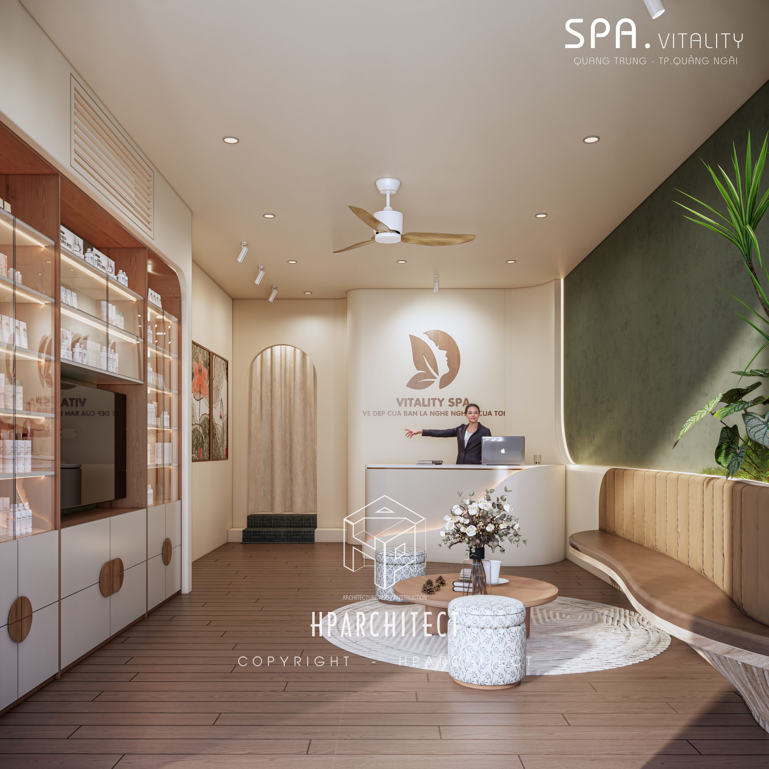 Vitality Spa là không gian spa kết hợp thiên nhiên đầy thư giãn