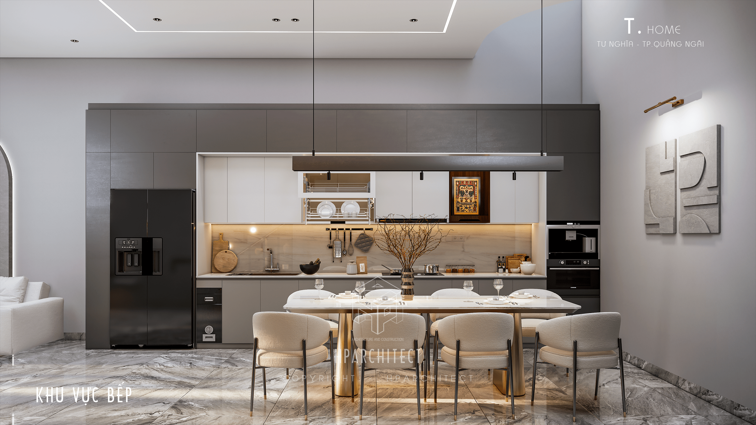 T.HOME – Nhà lô phố hiện đại, tối giản và đầy cảm xúc 