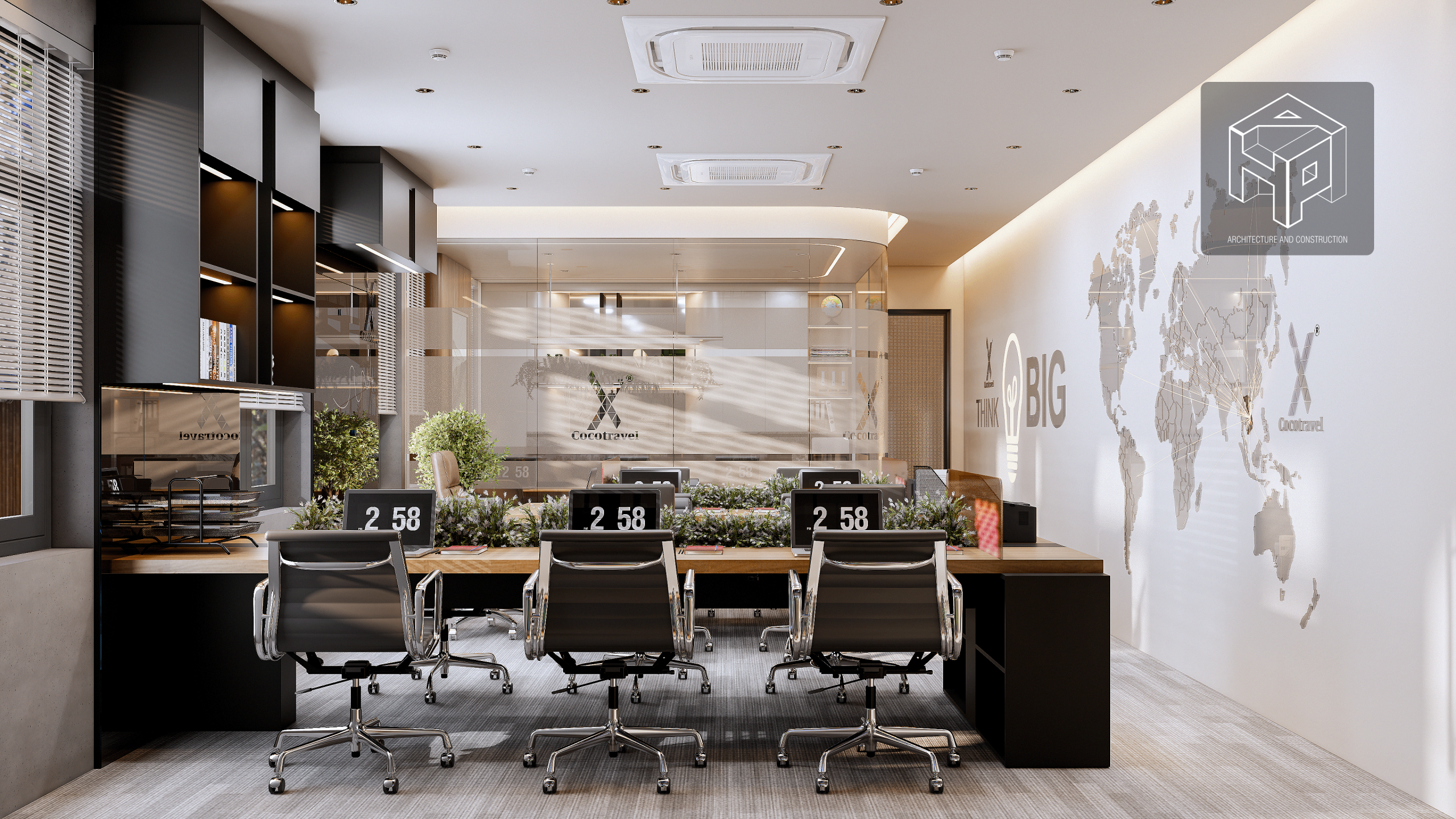 Thiết kế nội thất văn phòng tại Quảng Ngãi – Tối ưu công năng, nâng tầm hình ảnh doanh nghiệp