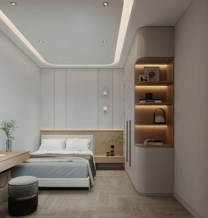 Khám phá 3 mẫu thiết kế phòng ngủ tại Quảng Ngãi đơn giản, đẹp cho không gian nhỏ 10m2