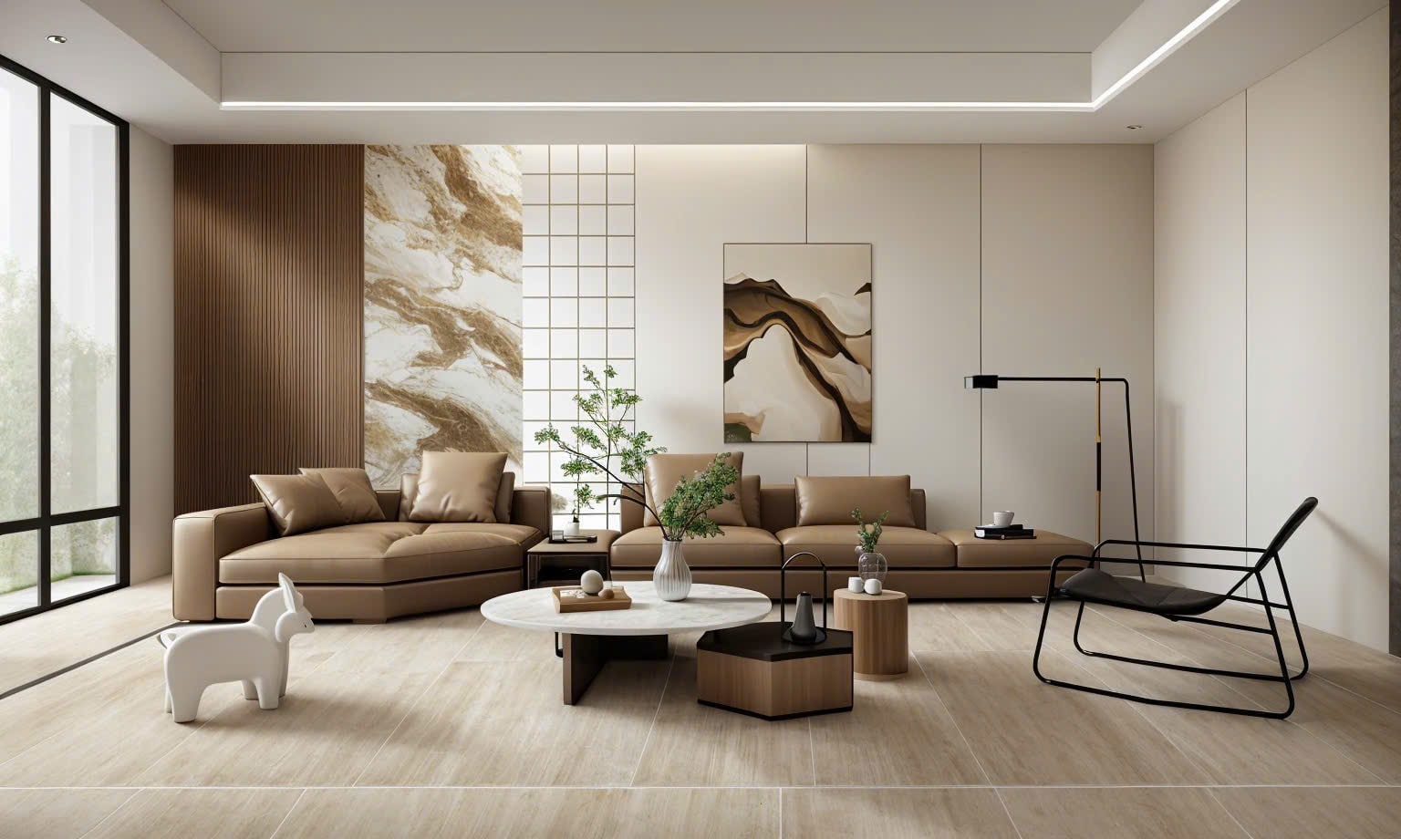 Các mẫu phòng khách đẹp tại Quảng Ngãi – Sang trọng, hiện đại và tối giản