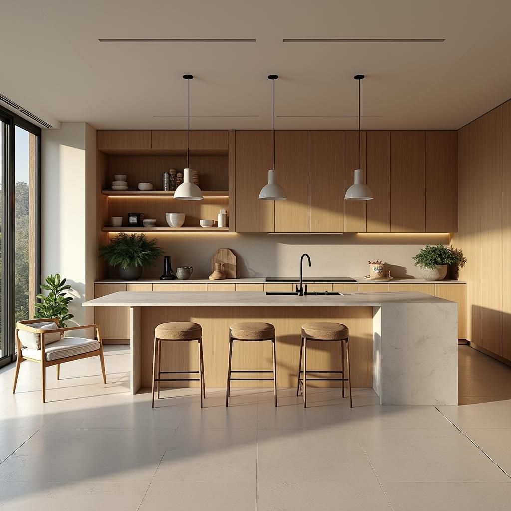 Không gian bếp đẹp tại Quảng Ngãi – Hiện đại, đơn giản