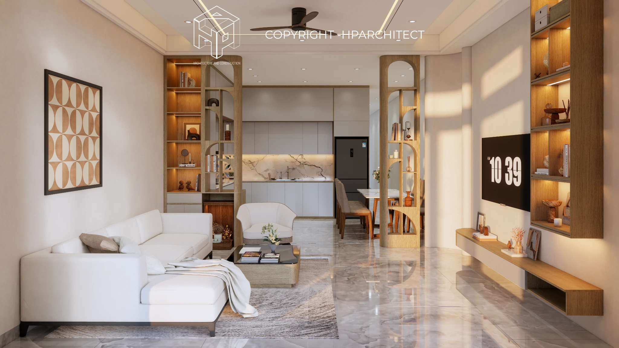 3 mẫu thiết kế nội thất đẹp, tinh tế và tiện nghi tại Quảng Ngãi