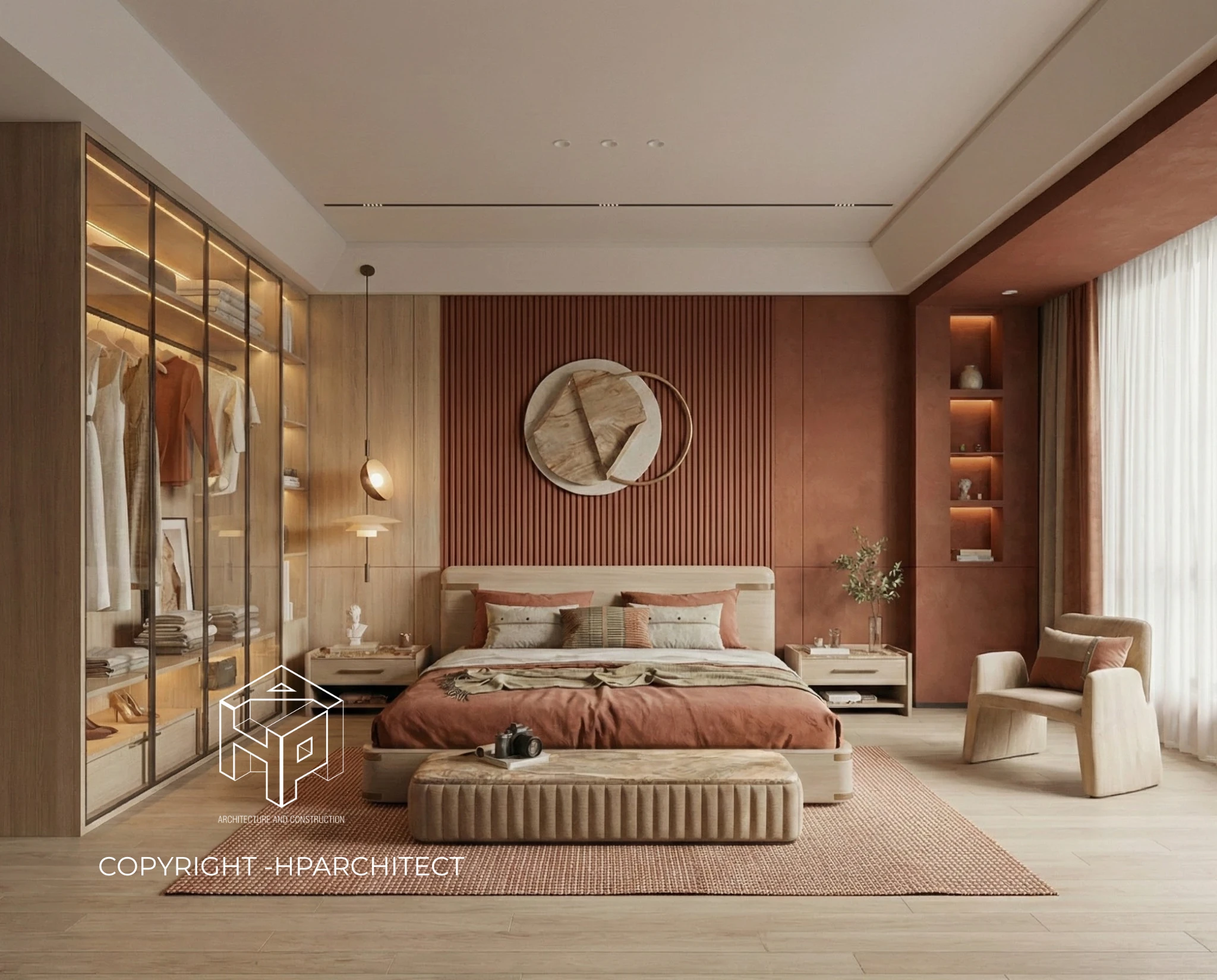 Thiết kế nội thất phòng ngủ tiện nghi tại Quảng Ngãi