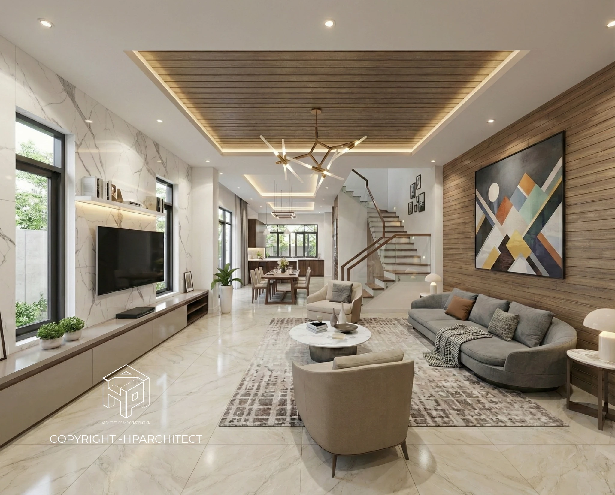 Nội thất thiết kế hiện đại – xu hướng không gian sống