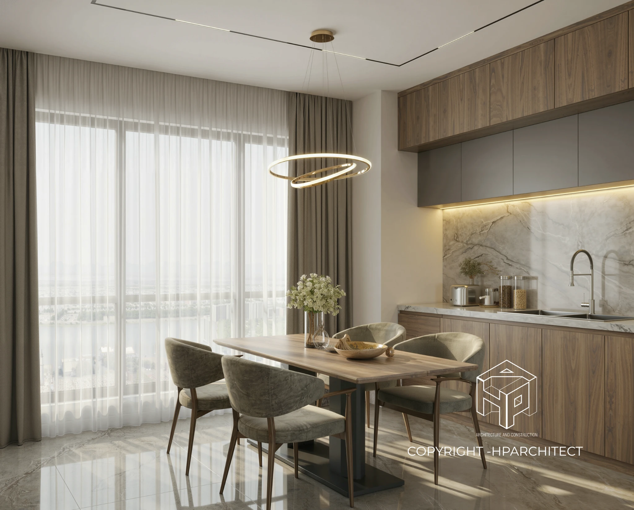 Phòng bếp hiện đại – xu hướng thiết kế tiện nghi