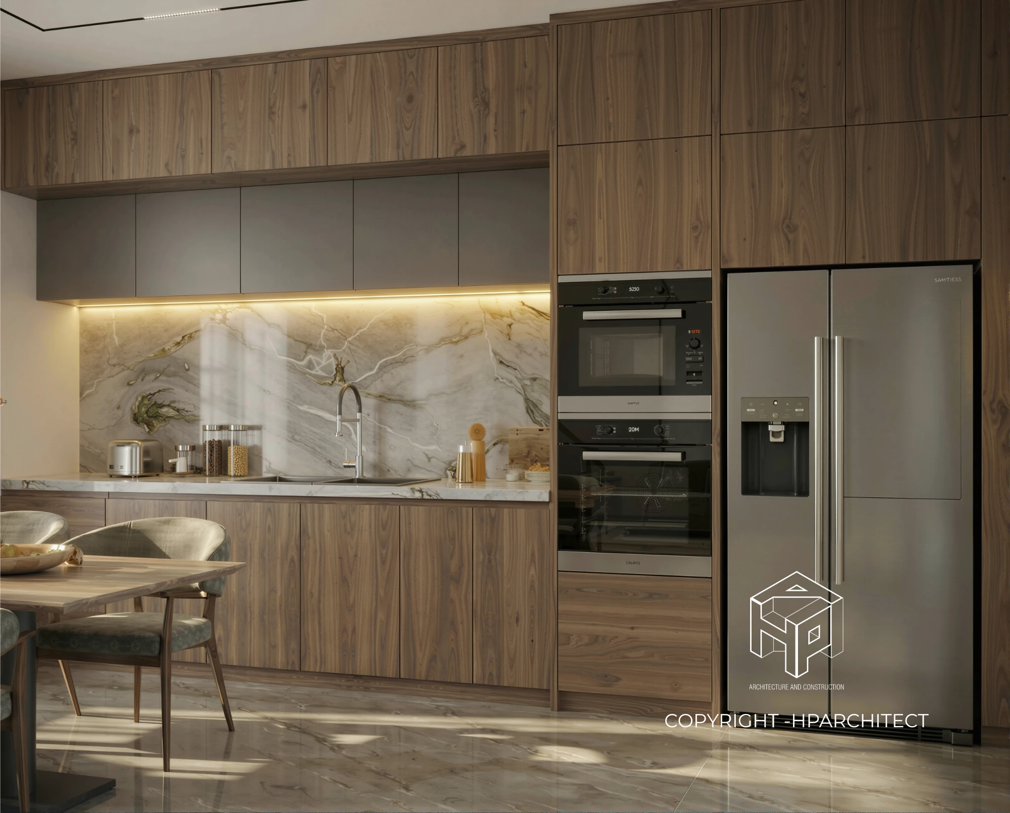 Phòng bếp hiện đại – xu hướng thiết kế tiện nghi