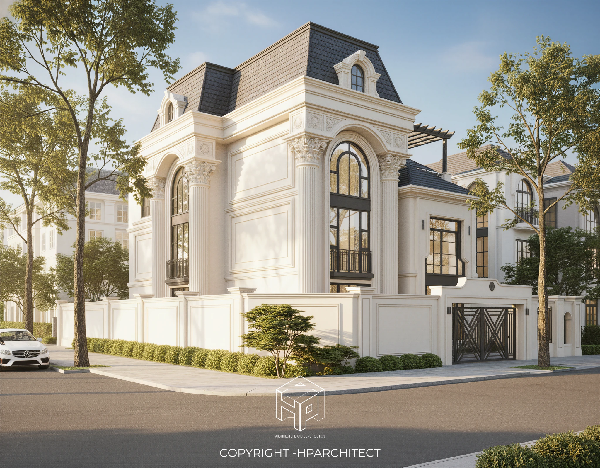 Nhà biệt thự hiện đại 3 tầng tại Quảng Ngãi đẳng cấp