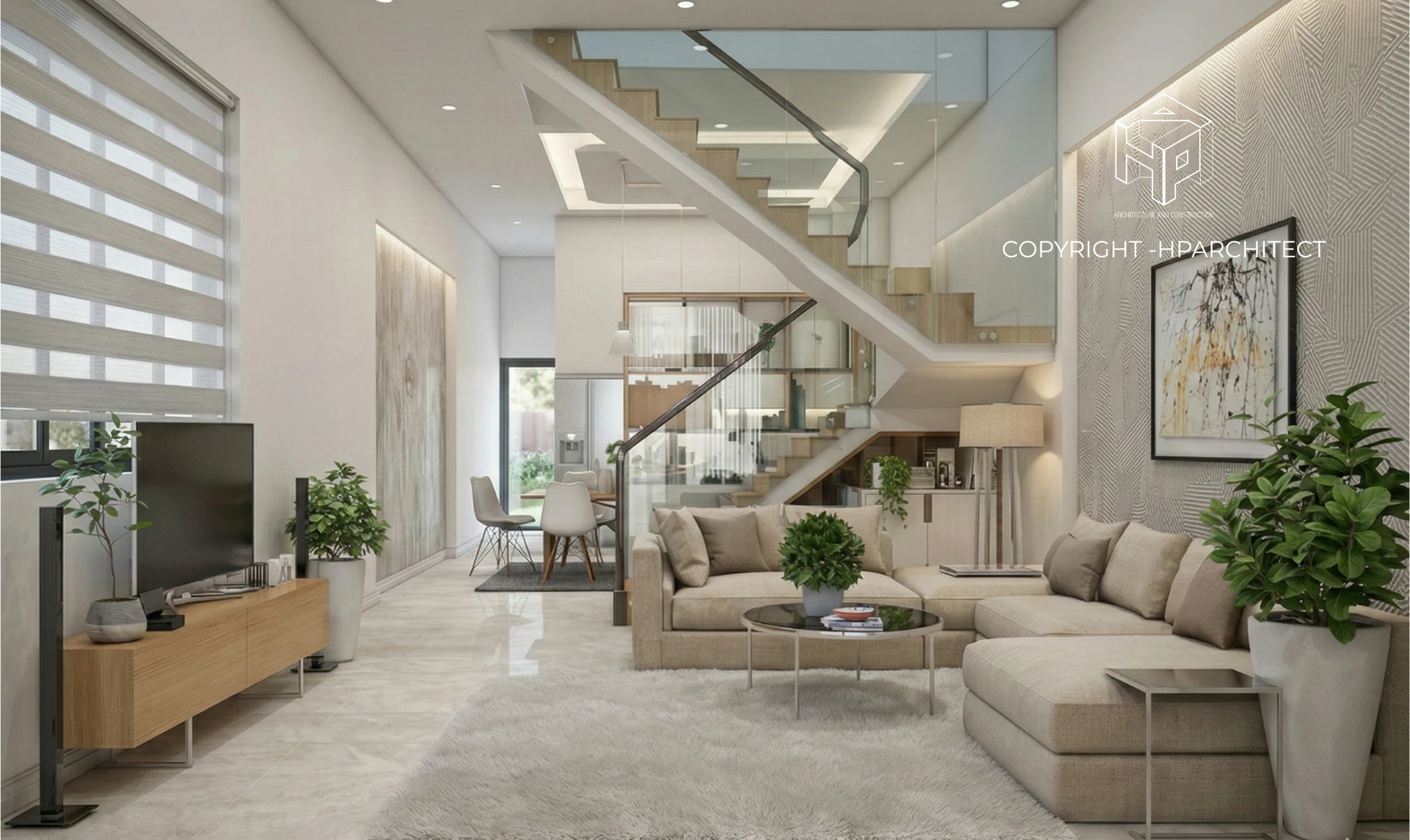 Thiết kế nội thất nhà ống tối ưu không gian sống