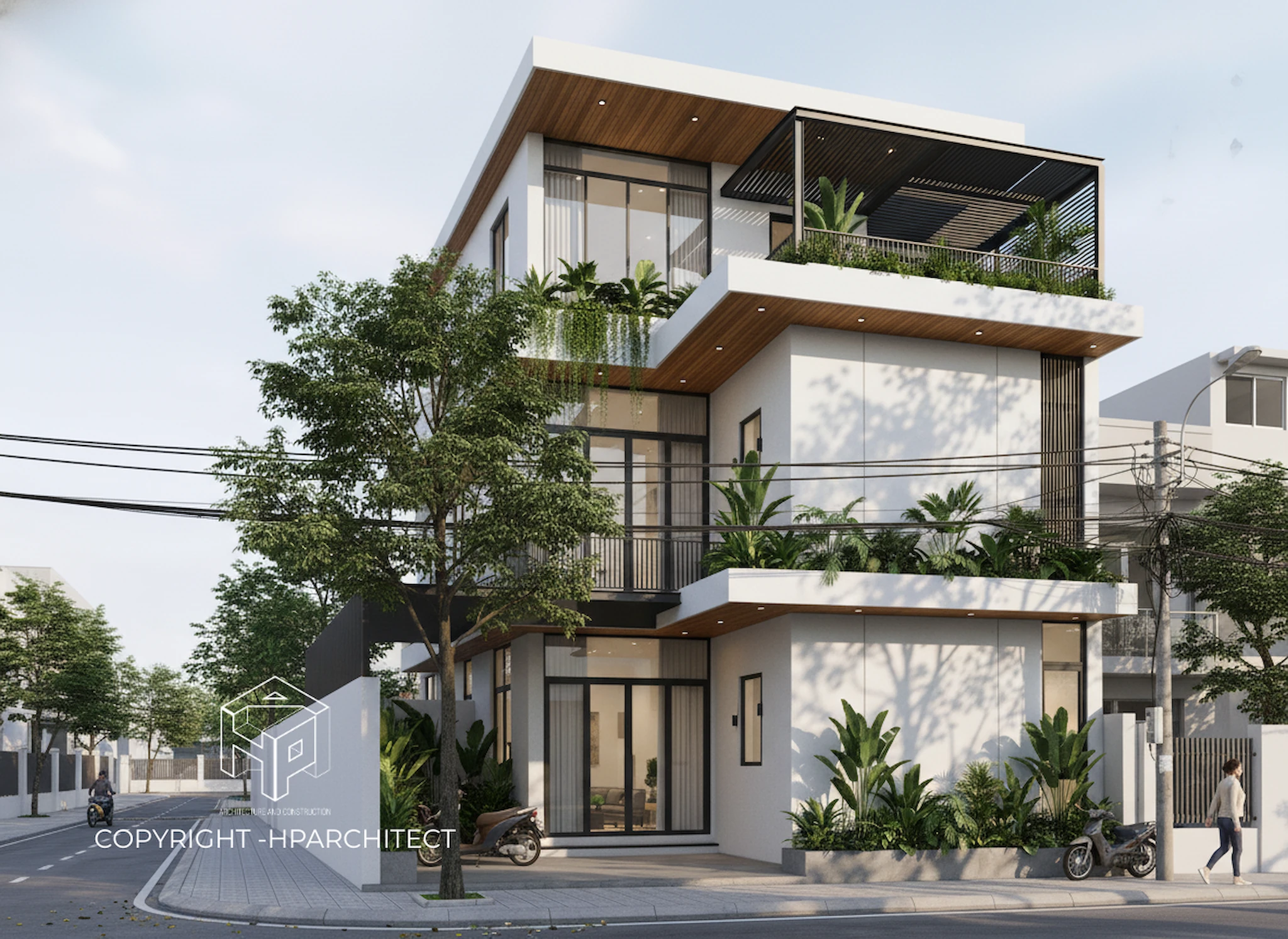 Thiết kế ngoại thất đẹp cho nhà ở hiện đại